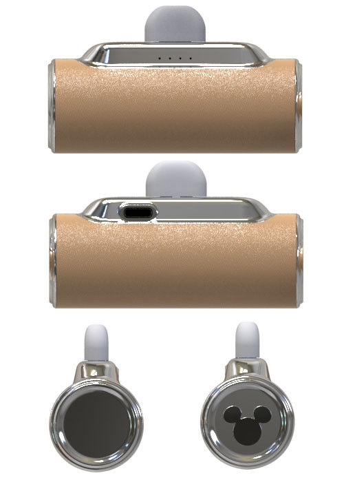 Pocket Leather Power Bank 5000mAh Über 300-fache Lebensdauer