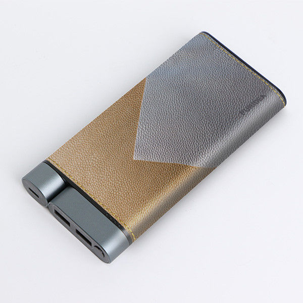 10000mAh Metallstrombank Lederveredelung Patent Design Leuchter Typ