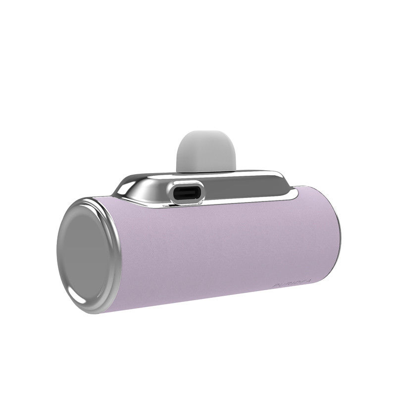 E08 Leather Power Bank Portable Mini mit Duftbeutel / USB-C-Anschluss
