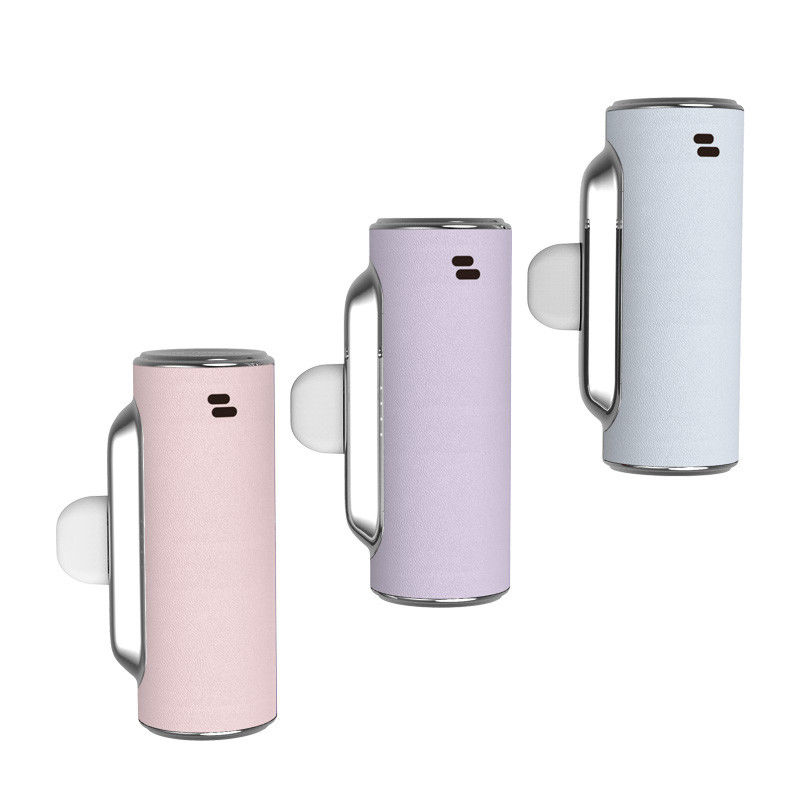 E08 Leather Power Bank Portable Mini mit Duftbeutel / USB-C-Anschluss