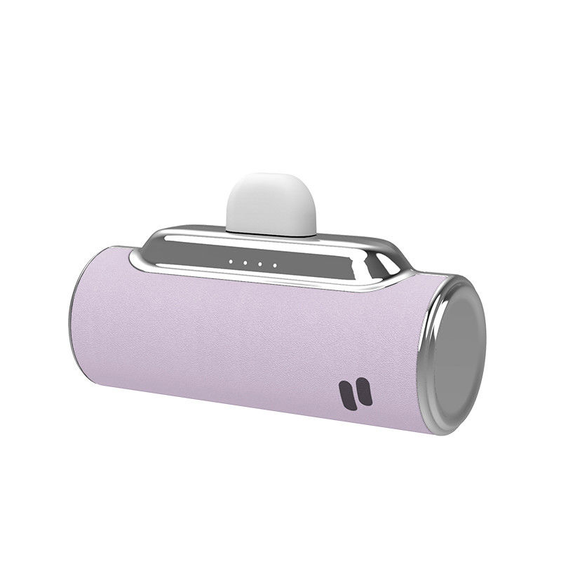Mini-Leder-Strombank Ausgang 5V 2.1 A Li-Ionen-Polymer-Batterie-Strombank 4500mAh