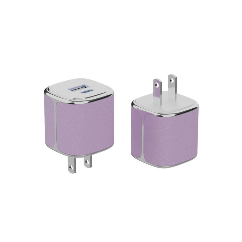 GaN Typ C Wandladegerät PD 35W Dual USB C Wandladegerät mit Elektroplatte